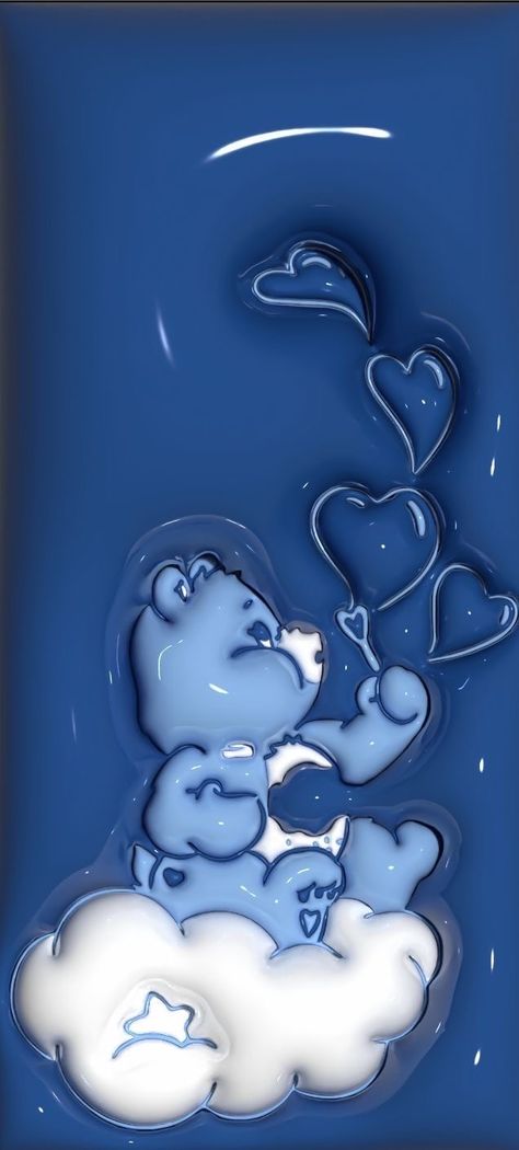 The Care Bears Wallpaper, 3d Care Bear Wallpaper, Wallpaper Backgrounds Care Bears, Care Bear Grumpy Wallpaper, Trippy Care Bear Art, 3d Wallpaper Glossy, Blue Inflated Wallpaper, Care Bear Iphone Wallpaper, Care Bears Grumpy Bear Wallpaper