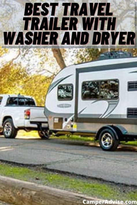 In this article, I have listed 8 Best Travel Trailer with Washer and Dryer. These campers with washer and dryer has high quality washer and dryer for convience. Camper Washer And Dryer, Rv Washer Dryer, Rv Laundry, Washer And Dryer Combo, Purple Dorm, Travel Trailer Floor Plans, Camper Flooring, Best Travel Trailers, Floor Washer