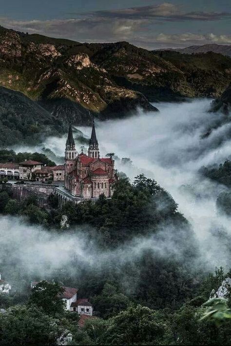 Asturias, Spain. Magic Places, Asturias Spain, Real Estat, Voyage Europe, A Castle, Spain Travel, Places Around The World, Aerial View, Wonderful Places