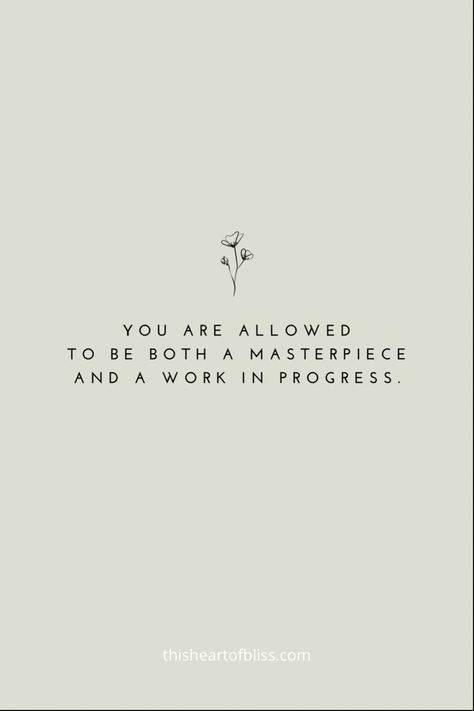 You are allowed to be both a masterpiece and a work in progress - Self love quotes Self Love Inspired Quotes, Reminder To Self Quotes, Loving Urself Quotes, Inspiring Quotes Self Love, Positive Quotes About Yourself, Finding Self Love Quotes, You Are Best Quotes, Quotes About Self Growth Inspirational, Quotes About Being On Your Own