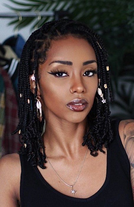 60 Best Braided Hairstyles for Women in 2021- The Trend Spotter Tan Skin Blonde Hair, Natural Braided Hairstyles, Fishtail Braid Hairstyles, Short Box Braids, Goddess Hairstyles, Short Braids, Cool Braid Hairstyles, Box Braids Styling, Natural Hair Braids