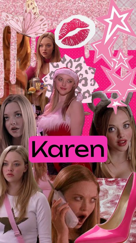 Karen, Mean girls #meangirls #meangirlskaren #pink #barbie Mean Girls Karen, Mean Girls 2004, Mean Girls Musical, Mean Girl Quotes, 50 Shades Of Pink, Karen Smith, Mean Girl, Wednesdays We Wear Pink, Burn Book