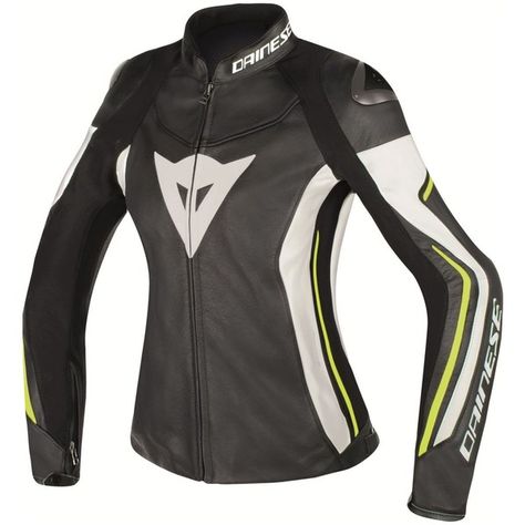 Dainese Jacket, Yellow Leather Jacket, Leather Jacket Women, Womens Black Leather Jacket, White Leather Jacket, Motorcycle Jacket Mens, Fluorescent Yellow, Riding Jacket, Real Leather Jacket