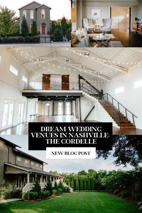 If you want an indoor and outdoor wedding in Nashville, The Cordelle is the wedding venue for you. Today’s blog post is about my top 5 dream wedding venues in Nashville, and The Cordelle definitely made the list! Daisy Photo, The Cordelle, Small Wedding Decor, Katie Daisy, Intimate Wedding Reception, Wedding Venues Indoor, Nashville Wedding Venues, Dream Wedding Venues, Wedding Venue Inspiration