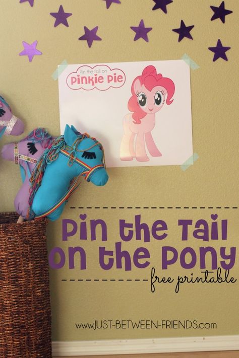 Pin the Tail on the Pony free printable My Little Pony Party Ideas, Pony Party Ideas, Mlp Birthday, Mlp Party, My Little Pony Invitations, Pin The Tail, My Little Pony Birthday Party, Little Pony Birthday Party, Birthday Pins