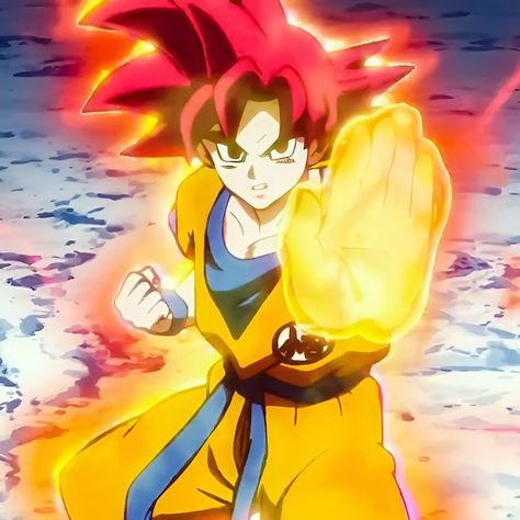 Goku Icon, Super Saiyan God, Dragon Ball Art Goku, Dbz Art, Anime Dragon Ball Goku, Aura Colors, Dragon Ball Goku, Dragon Ball Gt, Cartoon Icons