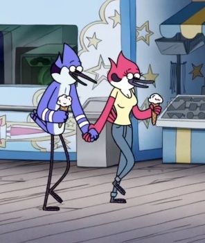 Mordecai And Margaret Costume, Mordecai And Rigby Pfp, Margaret Regular Show, Mordecai And Margaret, Margaret Regular Show Icon, Regular Show Costumes, Regular Show Mordecai And Rigby, Skips Regular Show Meme, Regular Show