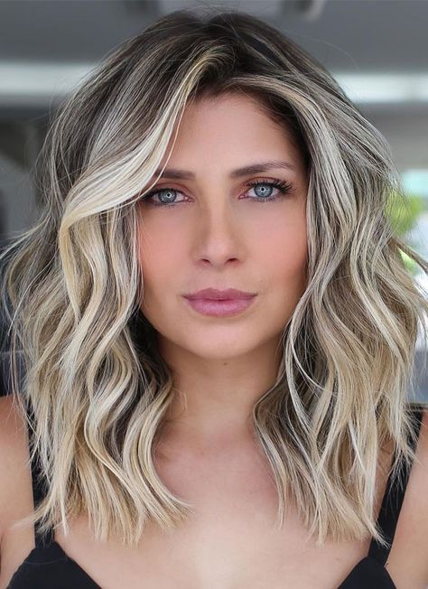 Best Round Face Haircuts | Chubby Face Hairstyle & Hairlength Blond Short Hair Over 50, Heavy Round Face Haircuts, Hair Lengths For Round Faces, Medium Round Face Haircut, Hide Double Chin Haircut, Medium Length Haircut With Layers Round Faces, Mid Length Hair For Round Face Plus Size, Best Round Face Haircut, Round Face Hairstyles Long Double Chin