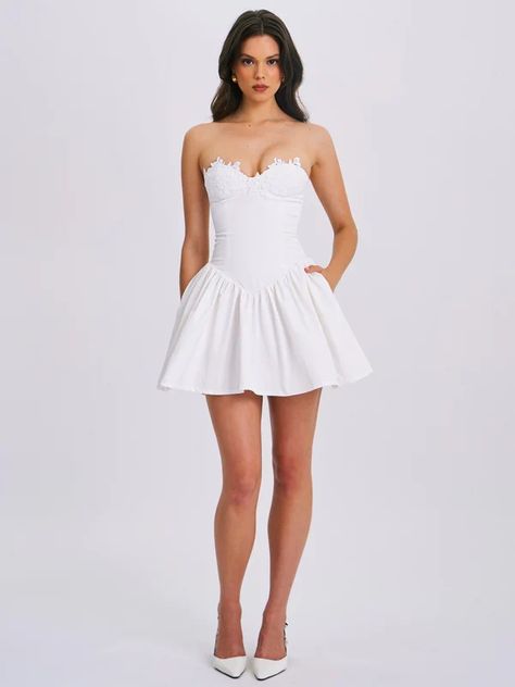 Search: 100 results found for "white dress" – Page 2 – Miss Circle Elegant White Mini Hem Dress, White Mini Hem Dress With Ruffles, White A-line Mini Dress With Fitted Bodice, White Mini Dress With Sweetheart Neckline For Summer, White Mini Hem Party Dress, White Mini Dress With Sweetheart Neckline And Ruffles, White Knee-length Mini Dress For Cocktail, Elegant Mini Hem Summer Dress, White Flirty Mini Hem Dress