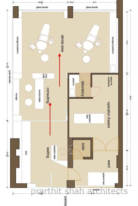 Small Dental Clinic Design Floor Plans, Clinic Interior Design Plan, Dentist Design, Dental Clinic Design, Klinik Gigi, Pediatric Dental Office, Dentist Office Design, Dental Clinic Logo, Dentist Clinic