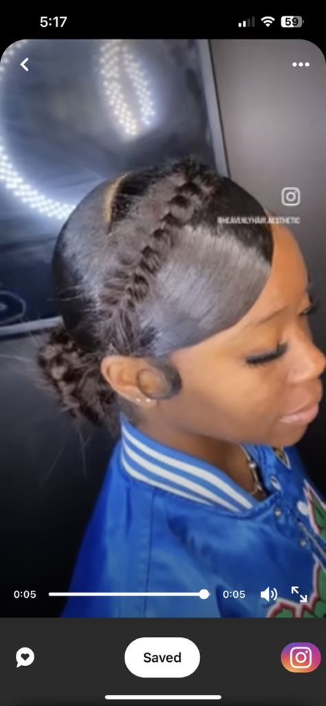 Black Girls Hair, Slick Hairstyles, Fish Tail Braid, Girls Hair, Black Girls Hairstyles, Girl Hairstyles, Hair Inspo, Braided Hairstyles, Natural Hair