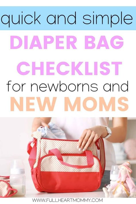 Packing Diaper Bag, Diaper Bag Checklist, Traveling With A Baby, Diaper Bag Essentials, Stylish Diaper Bag, Best Diaper Bag, Bag Checklist, Newborn Baby Tips, Baby Checklist