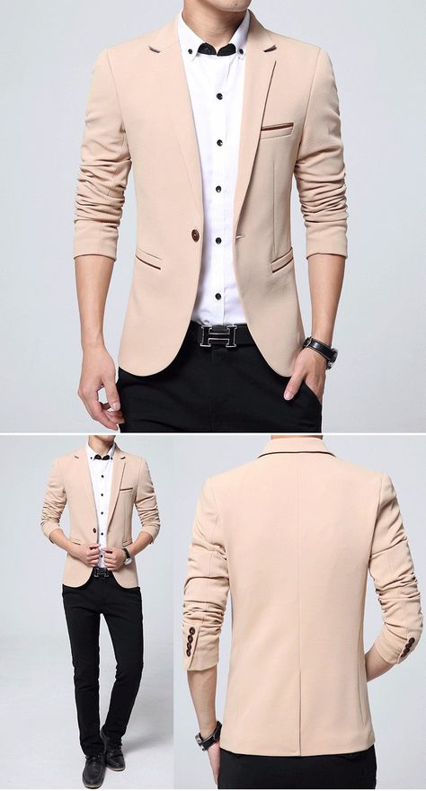 Men's Casual Outfits Winter, Blazers For Men Casual, Man Dress Design, Summer Suits Men, Stylish Shirts Men, Mens Fashion Blazer, African Attire For Men, Mens Fashion Wear, Stylish Men Casual