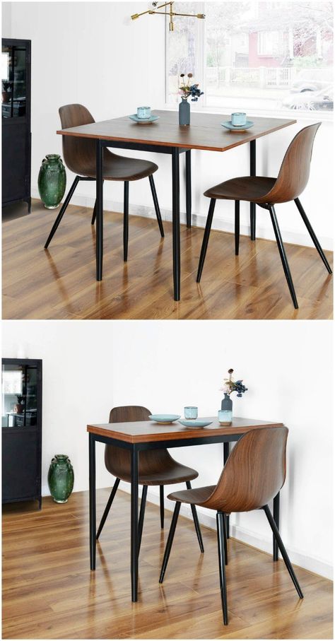 Small Dinette Sets, 2 Person Table Kitchen, 2 Seat Dining Table, Table And Chairs For Small Spaces, Small Dinette Ideas, Small Table Decor Dining, Two Person Dining Table, Small Dining Table For Two, Dining Table Ideas For Small Spaces