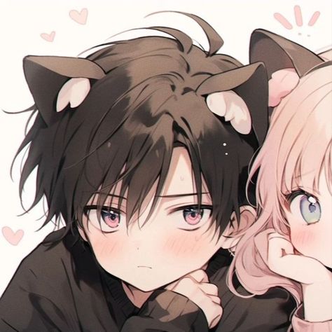 Cute Matching Profiles For Couples, Cute Anime Couple Profile Pictures, Pp Couple Cute, Cute Chibi Couple, Chibi Couple, Emotional Photos, Cute Lockscreens, Profile Wallpaper, Naruto And Sasuke Wallpaper