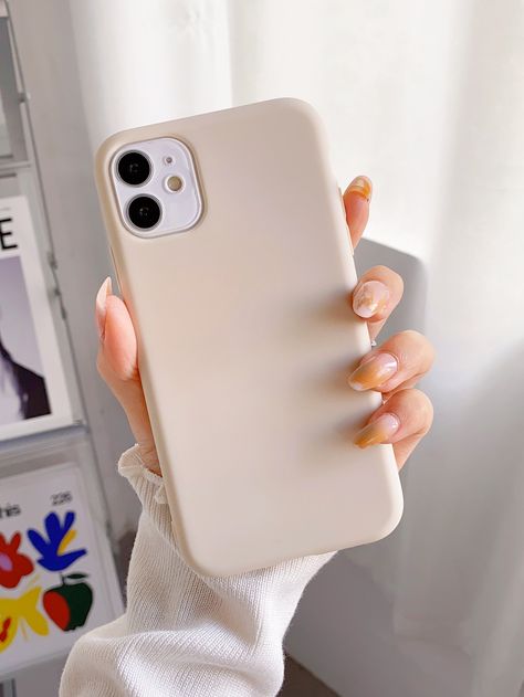 Classic Phone Cases, Phone Cases Simple, Simple Phone Cases, Beige Phone Case, Classy Phone Cases, Minhyun Nuest, Plain Phone Cases, Fotos Dark, Minimalist Iphone Cases