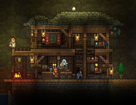 Terraria Underground Base, Terraria Underground House, Terraria Underground, Terraria Desert House, Terraria Storage Room, Terraria Npc House Ideas, Terraria Castle, Terraria Houses, Underground Building