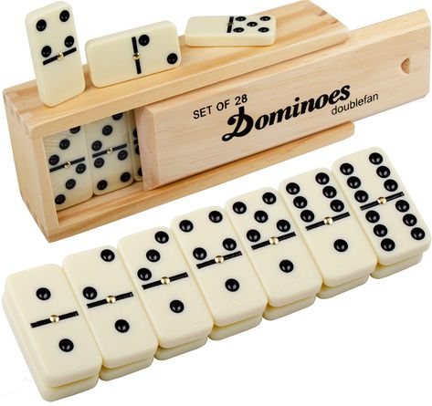 Mexican Train Dominoes, Domino Table, How To Play Dominoes, Poker Chips Set, Playing Card Holder, Domino Set, Domino Games, Dominoes Set, Tile Games