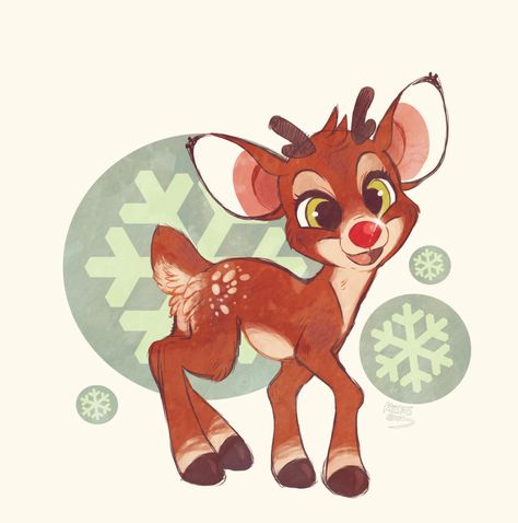 I’m trying to get myself into Christmas spirit by drawing the cutiest of cuties. Rudolph the red nosed reindeer. AND NOW I GO TO BED LOL Reindeer Drawing, Oodles Of Doodles, Rudolph Red Nose, Christmas Sketch, Rudolph Red Nosed Reindeer, Cartoon Reindeer, Back Drawing, Rudolph The Red Nosed Reindeer, Christmas Artwork