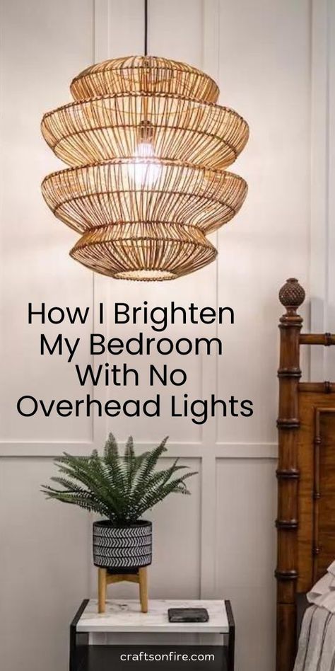 Looking for creative ways to brighten up your room without relying on overhead lights? These tips are so awesome! You'll love it. Brighten Room, Jellyfish Light, Galaxy Lights, 3d Light, One Candle, Overhead Lighting, Large Bedroom, Portable Light, Led String Lights