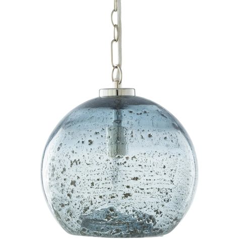 Our Mist Collection offers an enduring presentation of the modern form that will competently revitalize your decor space. These pieces are expertly crafted and hand finished to perfection ensuring quality, helping to make these pieces a mainstay in your home. Crafted in India from Glass, Metal. For optimal product care Handblown Glass Pendant, Blue Pendant Light, Glass Globe Pendant Light, Globe Pendant Light, Translucent Glass, Blue Pendant, Globe Pendant, Globe Lights, Glass Pendant Light