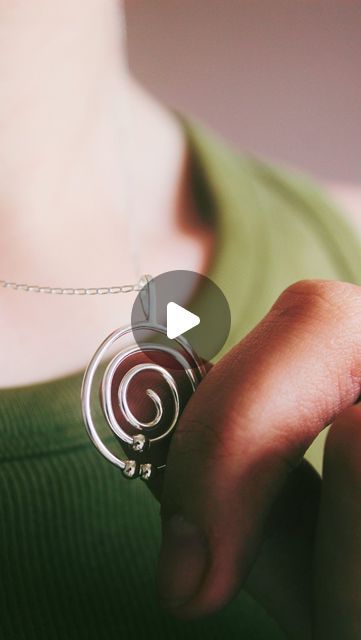 PLAYFUL SILVER JEWELLERY ✨ on Instagram: "Here is a little self care pit stop for you! 🌀 

I am obsessed with spirals at the moment, and the way that this spiral fidget necklace flows is so addictive. ( I play with my necklace all of the time!!) 

Coming to my website this week! 👀🌀 
.
.
#selfcare #selfcareroutine #fidgetjewelry #spiralart #anxietyrelief #mentalhealthawareness #spiraljewelry #silversmithing" Fidget Necklace, Spiral Jewelry, Spiral Art, Self Care Routine, Silver Jewellery, My Website, Self Care, The Way, Silver Jewelry