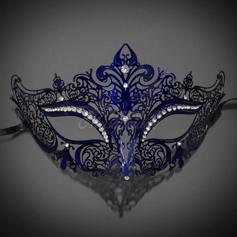 Blue Masquerade Masks, Blue Masquerade Mask, Masquerade Mask Women, Gossip Girl Serena, Couples Masquerade Masks, Masquerade Ball Masks, Mardi Gras Masquerade, Luxury Mask, Mens Masquerade Mask