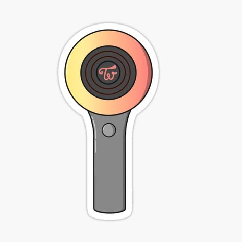 Twice Lightstick Drawing, Kpop Lightstick Drawing, Kpop Drawings Easy Twice, Twice Drawing Easy, Lightstick Twice, Stickers Twice, Twice Candybong, Lovelys Twice, Twice Sticker