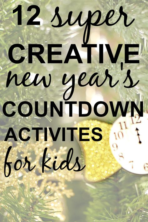 12 Creative New Year Countdown Ideas for Kids #newyearseve #party #kidsactivities New Year Countdown For Kids, New Years Countdown Ideas, Nye Countdown For Kids, New Years Eve At Home, Summer Holidays Kids, Nye Countdown, Countdown For Kids, Countdown Ideas, Countdown Activities