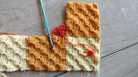 Gratis haakpatroon deken - Corner to corner techniek | Een Mooi Gebaar Crochet Letters, Corner To Corner, Booties Crochet, Yarn Diy, Granny Square Crochet Pattern, Crochet Stitches Patterns, Crochet Headband, Love Crochet, Knit Or Crochet