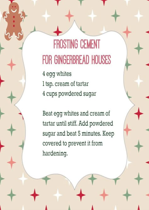 Gingerbread House Icing, Best Frosting, Homemade Gingerbread House, Gingerbread House Recipe, Gingerbread House Party, Gingerbread Creations, Gingerbread House Parties, Homemade Gingerbread, Gingerbread House Designs