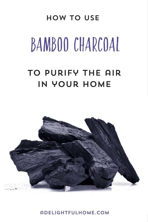 How to use Bamboo Charcoal to purifying the air in your home (and absorb odors and excess moisture!). Diy Air Purifier, Bamboo Charcoal Bags, Charcoal Bags, Natural Air Purifier, Natural Cleaning Recipes, Air Purifying House Plants, Ear Health, Diy Cleaning Solution, Natural Cleaning