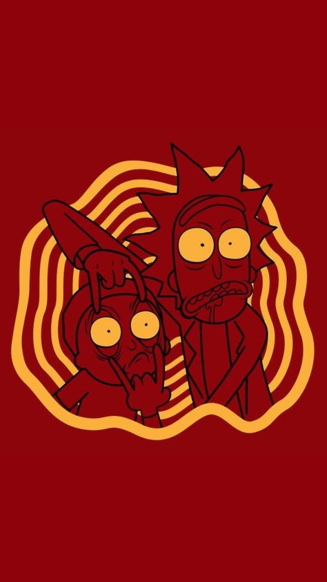 Red Rick And Morty Wallpaper, Rick Y Morty, Wallpaper Girly, Iphone Wallpaper Girly, Candy Shop, Butterfly Wallpaper, Rick And Morty, Art Clothes, Scooby Doo