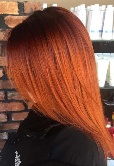 50 Copper Hair Color Shades to Swoon Over | Fashionisers© - Part 2 2023 Blonde, Orange Ombre Hair, Vogue Hair, 2023 Vogue, Hair Orange, Hair Color Orange, Colored Hair Tips, 2023 Hair, Colour Trends