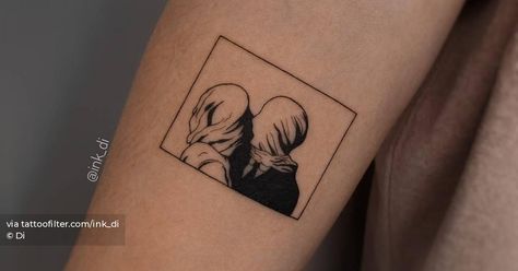 The Lovers Tattoo Stencil, Two Lovers Tattoo, Tarot Tattoo The Lovers, Tarot Card Tattoo The Lovers, The Lovers Painting Tattoo, The Lovers Tarot Card Tattoo Design, The Lovers Tarot Tattoo, Interlinked Tattoo, The Lover