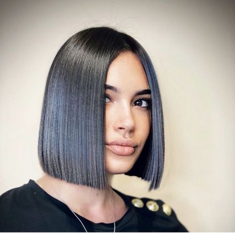 Fall Hairstyles for Long Hair 2023 15 Ideas Sleek Bob Hairstyles, Ponytail Hairstyles Easy, Long Bob Haircuts, Short Straight Hair, Haircuts Straight Hair, Shoulder Length Hair, Haircut Ideas, Ponytail Hairstyles, Bobs Haircuts