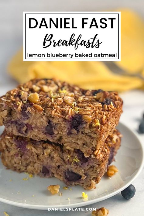 Gluten Free Daniel Fast Recipes, Daniel Fast Cookies, Daniel Fast Muffin Recipes, Daniel Fast Snacks Ideas, Daniel Fast Sweet Treats, Daniel Fast Granola Bars, Daniel Fast Meal Ideas, Daniel Fast Bread, Overnight Oats Daniel Fast