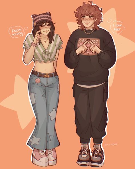 Dnf Genderbend, Fem Georgenotfound Fanart, Female Georgenotfound Fanart, Georgenotfound Fanart, Dnf Fanart, Dream And Georgenotfound Fanart Ship, Clothes Swap, Cute Laptop Stickers, Dream Friends