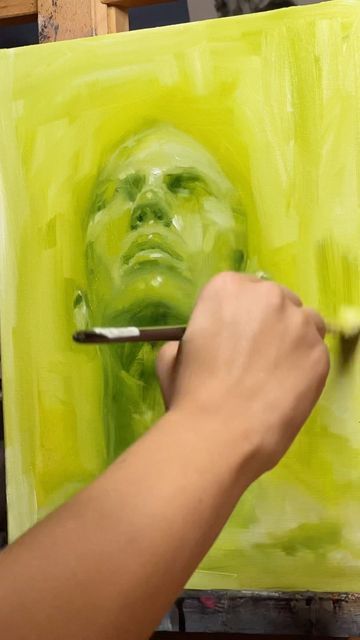 Miriam Hoffmann on Instagram: "Feeling green. A quick one #oilpaint #artoftheday" Miriam Hoffmann, Artists To Study, Portrait Reference, Green A, My Culture, Great Artists, Art Day, Oil Painting, Paintings