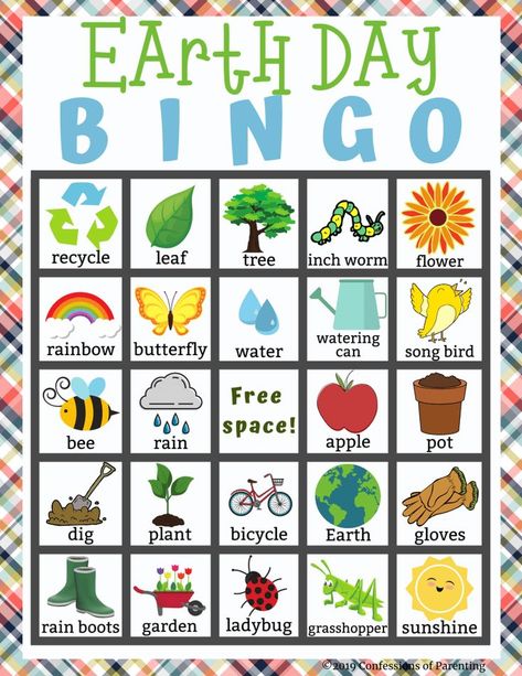 Show the importance of Earth Day with this fun and free Earth Day Bingo free printable! The Earth Day Bingo free printable is the perfect way for you to talk with your kids or a group of people about how we can care for the earth while having fun! #bingo #printable #free #earthday #kidactivities #kids Bingo Free Printable, Earth Day Games, Earth Day Worksheets, Bingo Games For Kids, Free Bingo Cards, Bingo For Kids, Earth Week, Earth Day Projects, Bingo Template