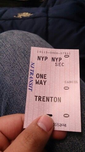 New York to Trenton train ticket. #traveler Train Ticket, Train Tickets, A Train, Favorite Places, Train, New York, Travel, Quick Saves