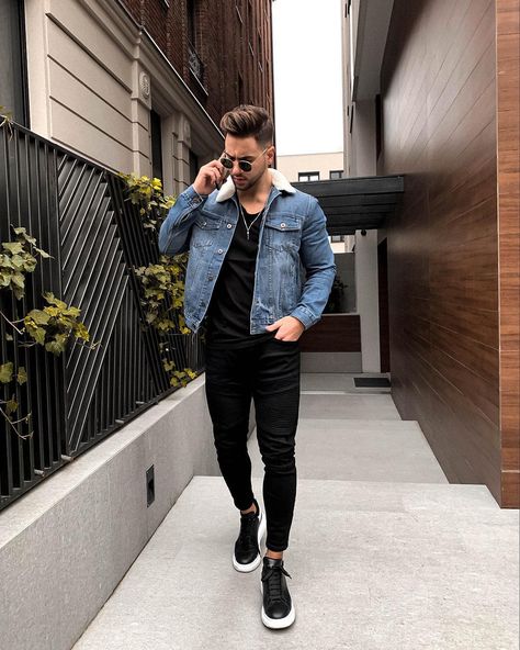 Nemanja Grujic on Instagram: “A casual sunday 🤗 What do you think about the outfit? 🤙🏼 Jacket from @fashionnovamen 💨” Unusual Outfits, Guy Outfits, Fashion Outfits Men, Nice Men, Suit Outfit, Outfits Dressy, Mens Casual Outfits Summer, Outfits Classy, Mens Fashion Smart