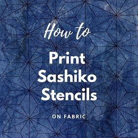 Sashiko Tutorial, Sashiko Stencils, Broderie Bargello, Boro Stitching, Sashiko Pattern, Stencil Fabric, Japanese Quilts, Sashiko Embroidery, Learn Embroidery