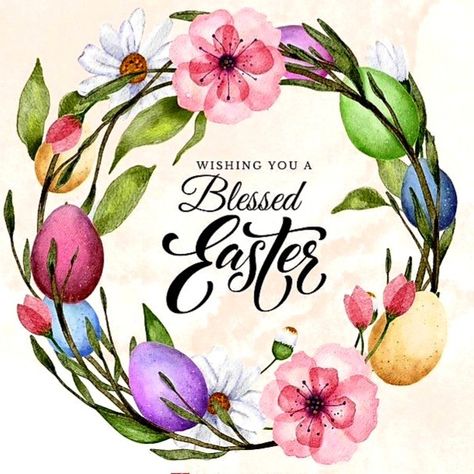 Easter Wishes Greeting Card, Happy Easter Blessings, Happy Easter Images, Easter Wish, Happy Easter Messages, Easter Flyers, Happy Easter Quotes, Easter Poster, Easter Graphics