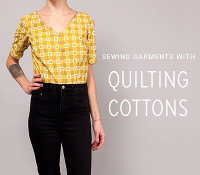 Garment Sewing For Beginners, Sewing Clothes With Quilting Cotton, Sewing Cotton Clothes, Beginner Garment Sewing, Cotton Shirt Sewing Pattern, Cotton Fabric Projects Clothes, Quilting Cotton Clothes, Handmade Wardrobe Sewing, Quilting Cotton Projects