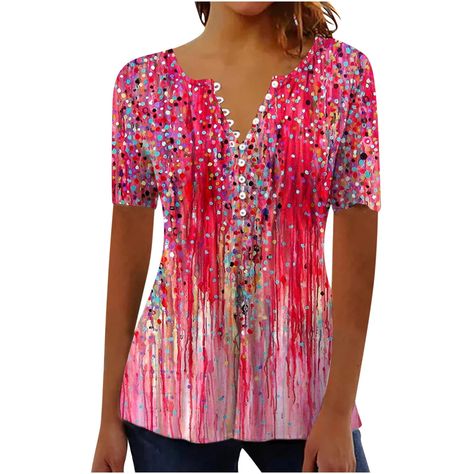 PRICES MAY VARY. spring shirts for women 2024 trendy fashion tops for women trendy 3/4 sleeve womens fashion tops trendy plus size womens graphic tshirts business blouses for women womens short sleeve tops casual summer tops for women 2024 casual going out womens boho tops womens graphic t shirts womens cotton t shirts cute short sleeve tops for women spring tops for women 2024 trendy 3/4 sleeves dressy tops for women tops for women trendy sexy plus shirts for women trendy womens graphic t shirt Country Tank Tops, Silver Shirt, Linen Top Women, Womens Tops Dressy, Shirts Short Sleeve, Shirts For Leggings, Casual Tops For Women, Loose Blouse, Dressy Tops