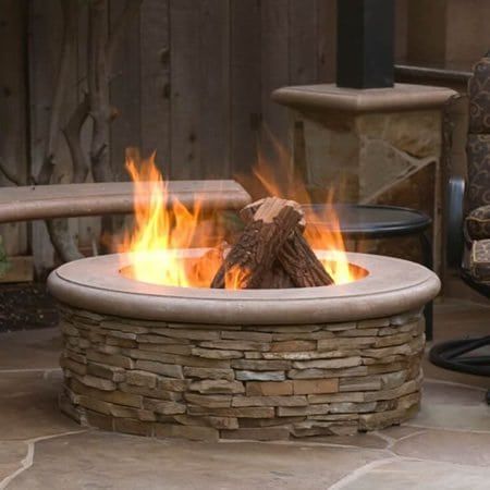 American Fyre Designs| Made in the USA| Gas Fire PIts Concrete Exterior, Fire Pit Materials, Smooth Concrete, Kitchen Appliance Packages, Stone Fire Pit, Fire Pit Bowl, Fire Pit Cover, Gas Fire Pit, Gas Fire