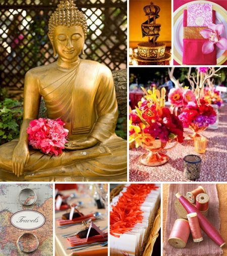 Indonesian Party Decor, Thai Themed Party Decorations, Bali Party Decorations, Thai Decorations Party, Bali Themed Party Decor, Thai Party Decorations, Bali Birthday Party Theme, Thailand Party Theme Decorating Ideas, Bali Themed Party