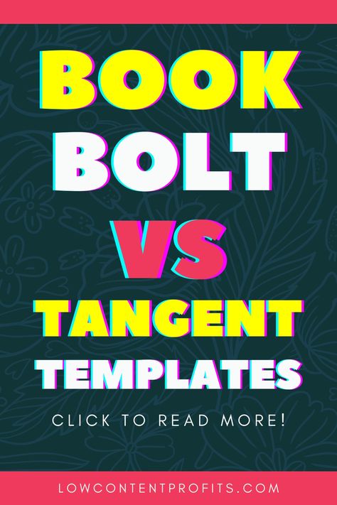 As you are reading this post Book Bolt Vs Tangent Templates, the chances are you want to pick one of them for your low and no content publishing business. Or simply you want to know the key features of both softwares. #bookbolt #tangent-templates #lowcontentbooks #lowcontentpublishing #nocontentbooks #kdp #kdppublishing #kdpinteriors #kdptemplates #kdpniches #kdpkeywords Book Bolt, Amazon Book Publishing, Business Entrepreneur Startups, Ebook Promotion, Make Money On Amazon, Kindle Publishing, Business Templates, Creative Template, Book Template