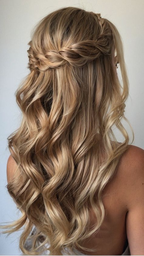 15 Hairstyles, Bridesmaid Hair Inspo, Cute Prom Hairstyles, Formal Hairstyles For Long Hair, Prom Hairstyle, Simple Prom Hair, Formal Hair, Ball Hairstyles, Prom 2024